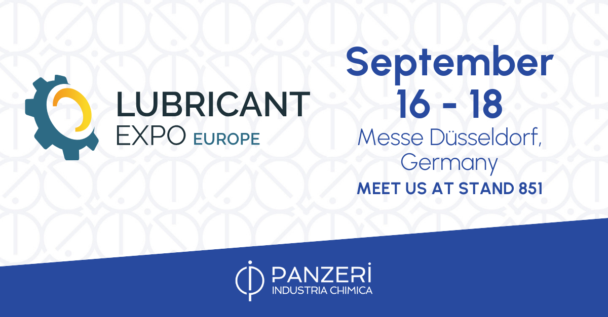 Lubricant Expo Europe 2025: venite a trovarci allo stand 851!